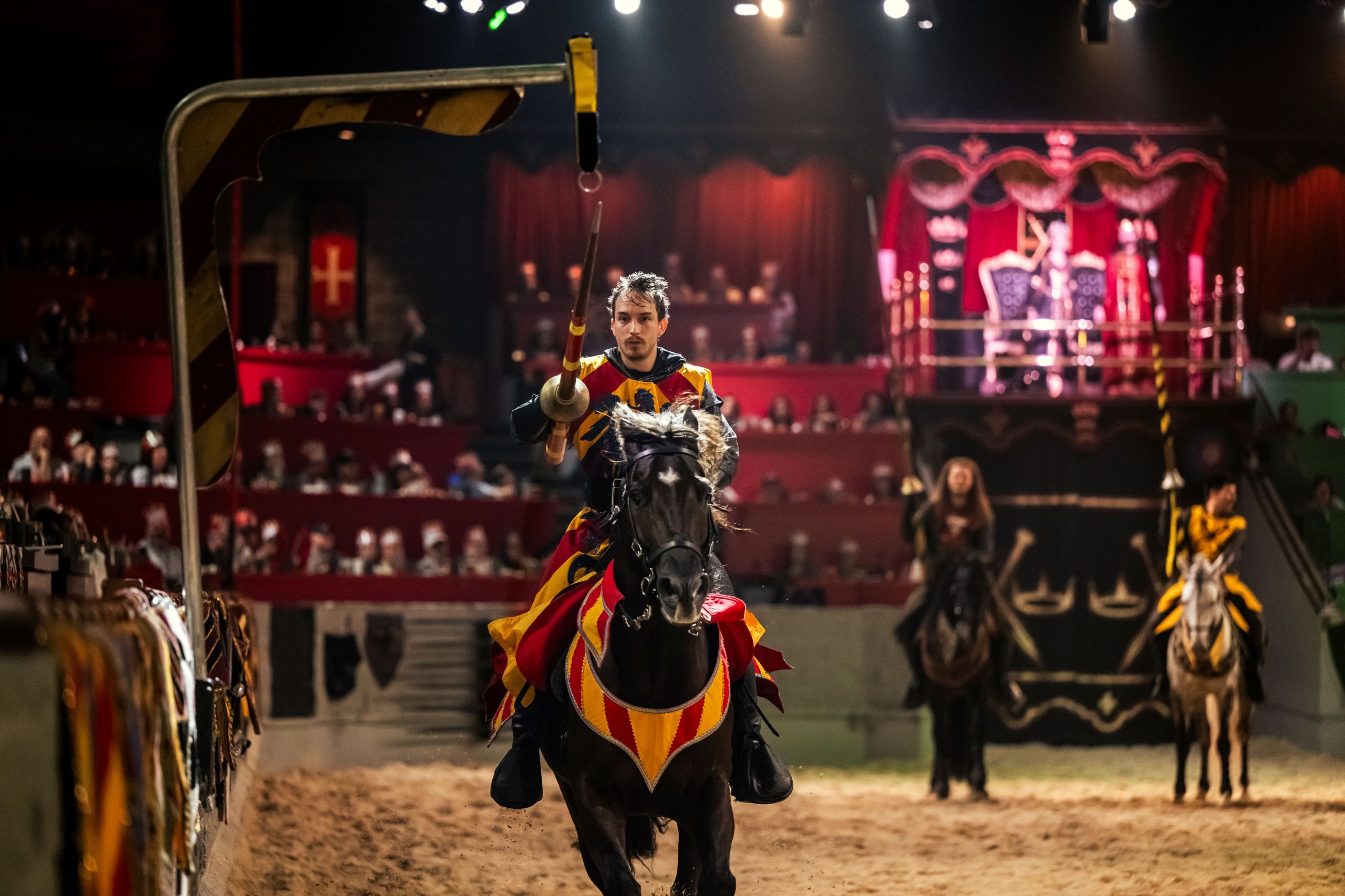 Medieval Times games of skill - little rings