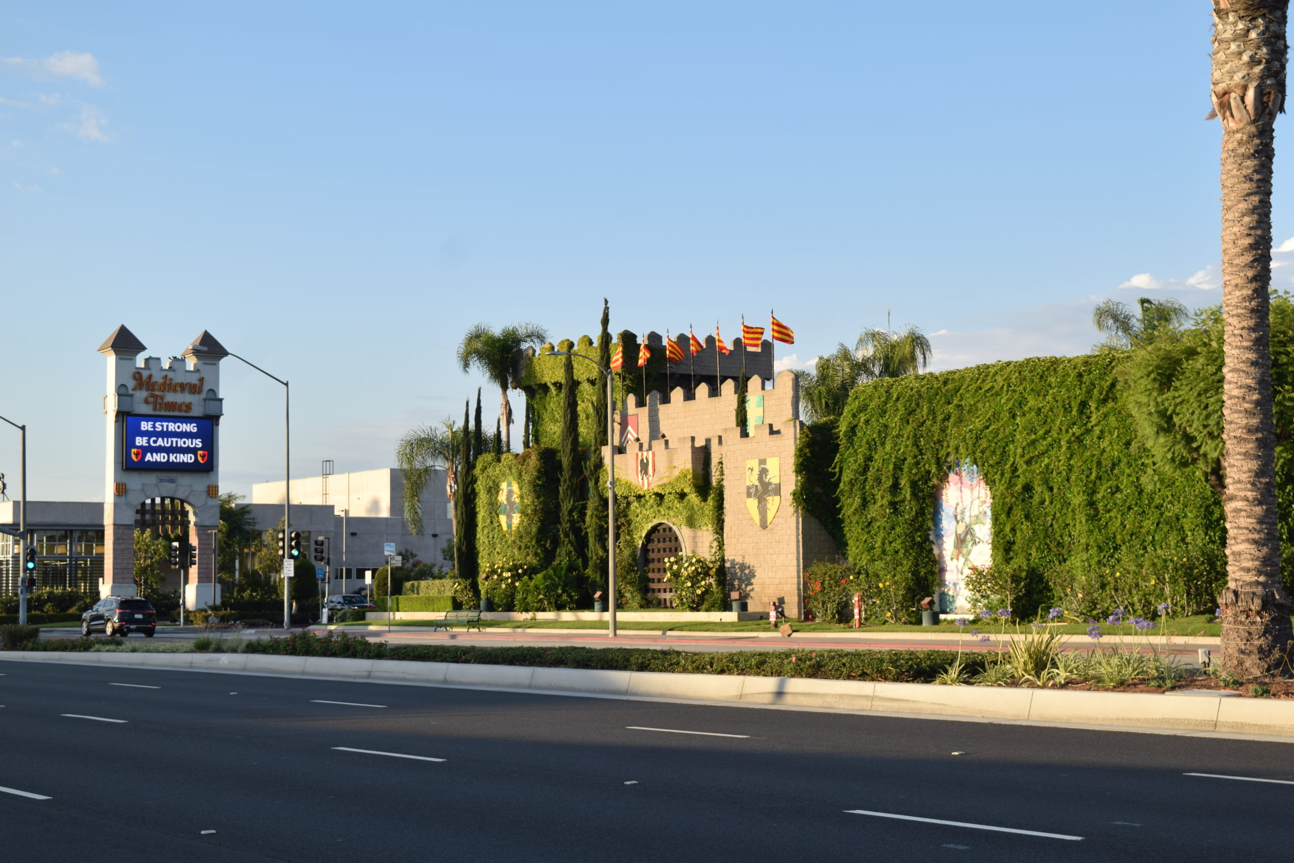 The Castle exterior in Buena Park, California.
