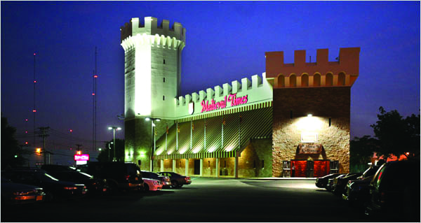 The Castle exterior in Lyndhurst, NJ.