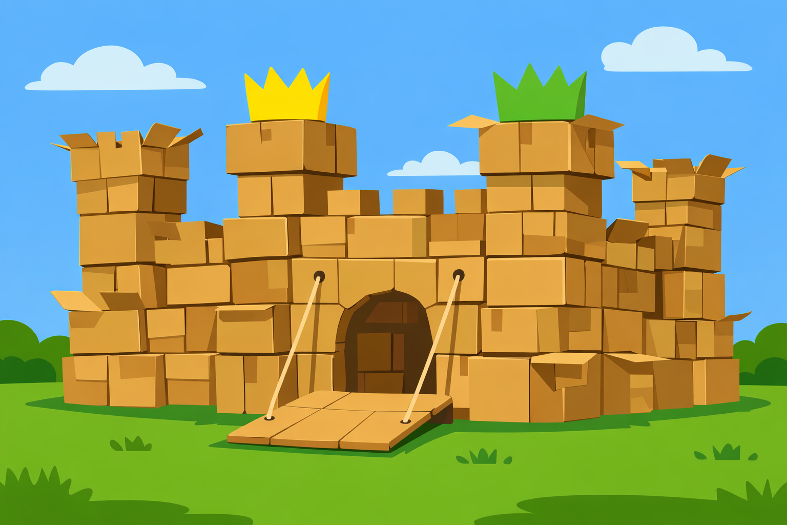 Time Castle Medieval Times Cookie Castle Build | Troop Leader Challenge